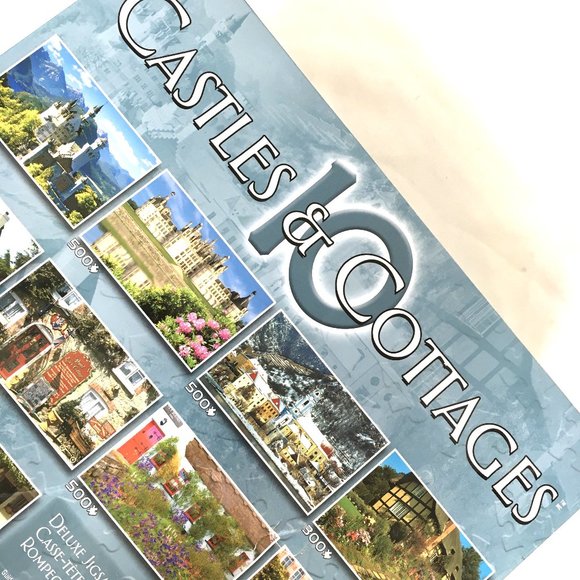 Castles & Cottages 10 Puzzles Box Set NWT - Picture 4 of 11